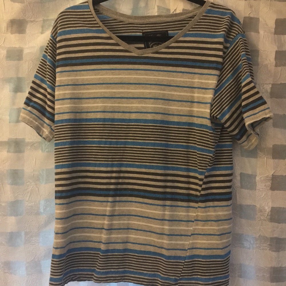 Blue gear cotton and poly shirt